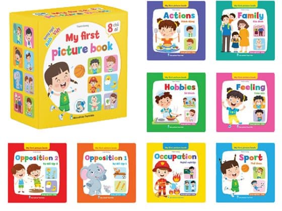 Bộ Sách My First Picture Book - Song Ngữ Anh Việt - 8 Chủ Đề Bộ 8 Cuốn PDF