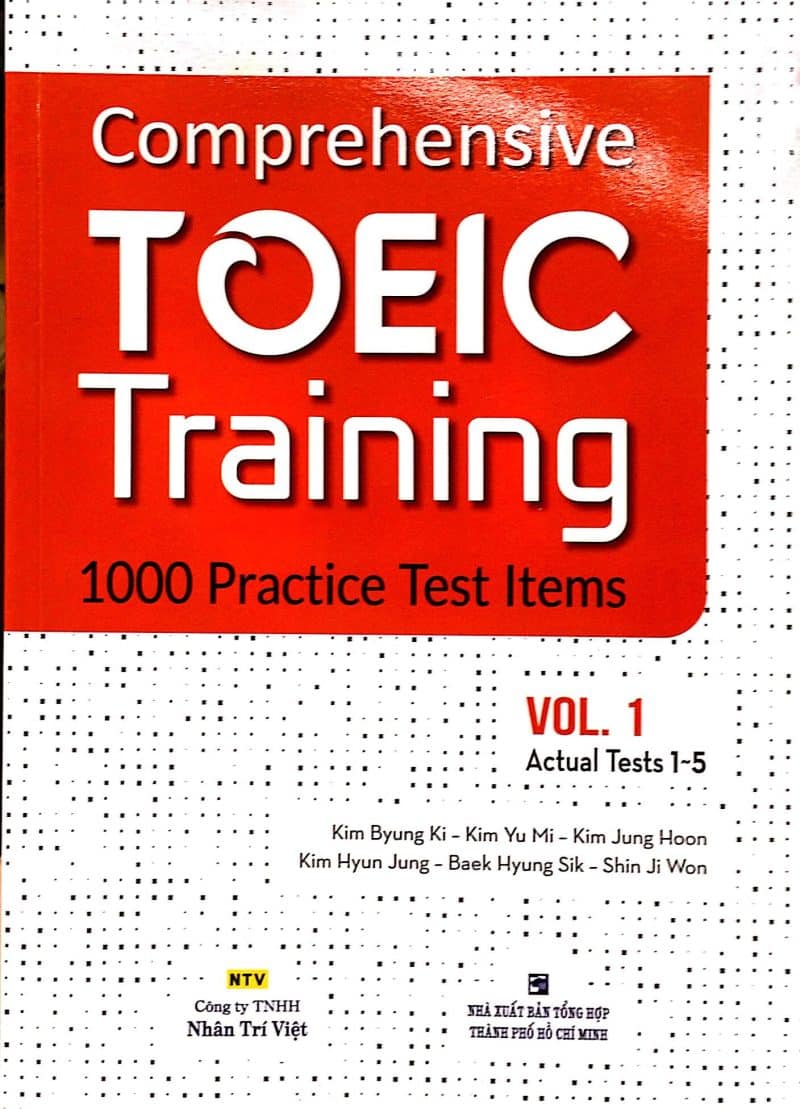 Comprehensive Toeic Training 1000 Practice Test Items Vol 1 - Kèm CD PDF
