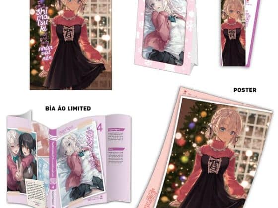 Cô Nàng Shimotsuki Trót Phải Lòng Nhân Vật Nền - Tập 4 - Bản Giới Hạn Khung Ảnh Bìa Áo Limited Poster PDF
