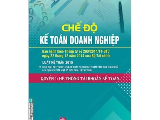 Bộ Chế Độ Kế Toán Doanh Nghiệp - Quyển 1: Hệ Thống Tài Khoản Kế Toán PDF