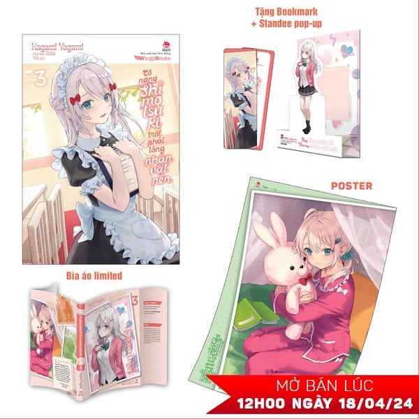 Bộ Cô Nàng Shimotsuki Trót Phải Lòng Nhân Vật Nền - Tập 3 - Bản Giới Hạn Standee Pop-Up Bìa Áo Limited Poster PDF Bộ Cô Nàng Shimotsuki Trót Phải Lòng Nhân Vật Nền - Tập 3 - Bản Giới Hạn Standee Pop-Up Bìa Áo Limited Poster PDF