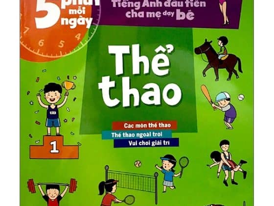 Bộ Sách Tiếng Anh Đầu Tiên Của Bé - 5 Phút Mỗi Ngày - Thể Thao PDF