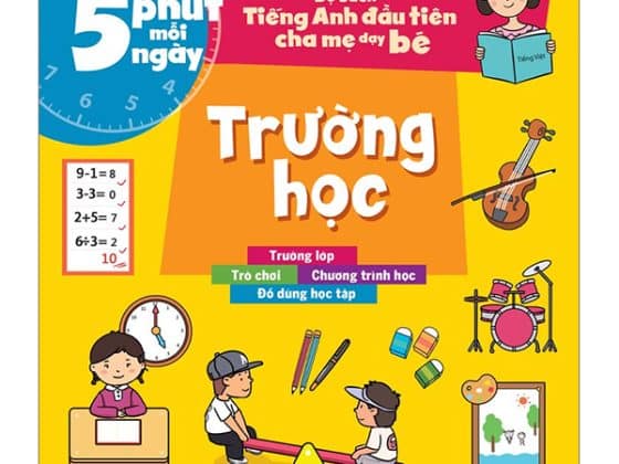Bộ Sách Tiếng Anh Đầu Tiên Của Bé - 5 Phút Mỗi Ngày - Trường Học PDF