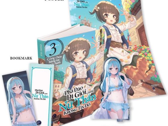 Phá Đảo Dị Giới Cùng Nữ Thần Không Tín Đồ - Tập 3 - Công Chúa Băng Tạc Máu Lạnh Poster A3 Standee Acylic PDF