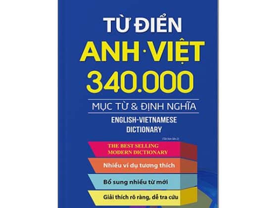 Từ Điển Anh - Việt 340.000 Mục Từ Và Định Nghĩa  Bìa Cứng PDF
