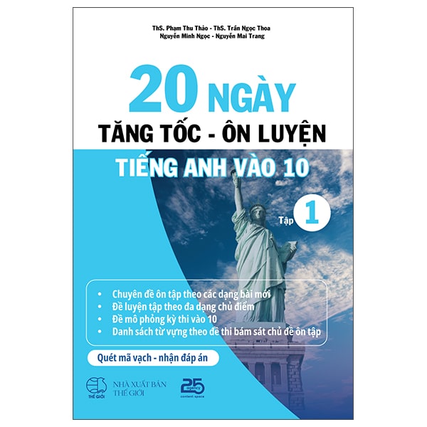 20 Ngày Tăng Tốc-Ôn Luyện Tiếng Anh Vào 10 - Tập 1 PDF 20 Ngày Tăng Tốc-Ôn Luyện Tiếng Anh Vào 10 - Tập 1 PDF