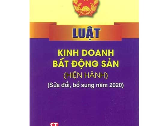 Luật Kinh Doanh Bất Động Sản Hiện HànhSửa Đổi, Bổ Sung Năm 2020 PDF