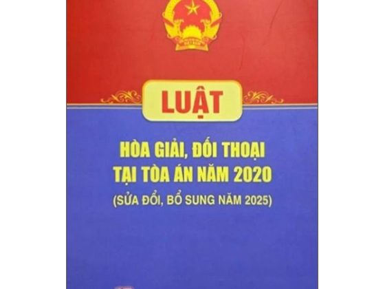 Luật Hòa Giải, Đối Thoại Tại Tòa Án Năm 2020 Sửa Đổi, Bổ Sung Năm 2025 PDF